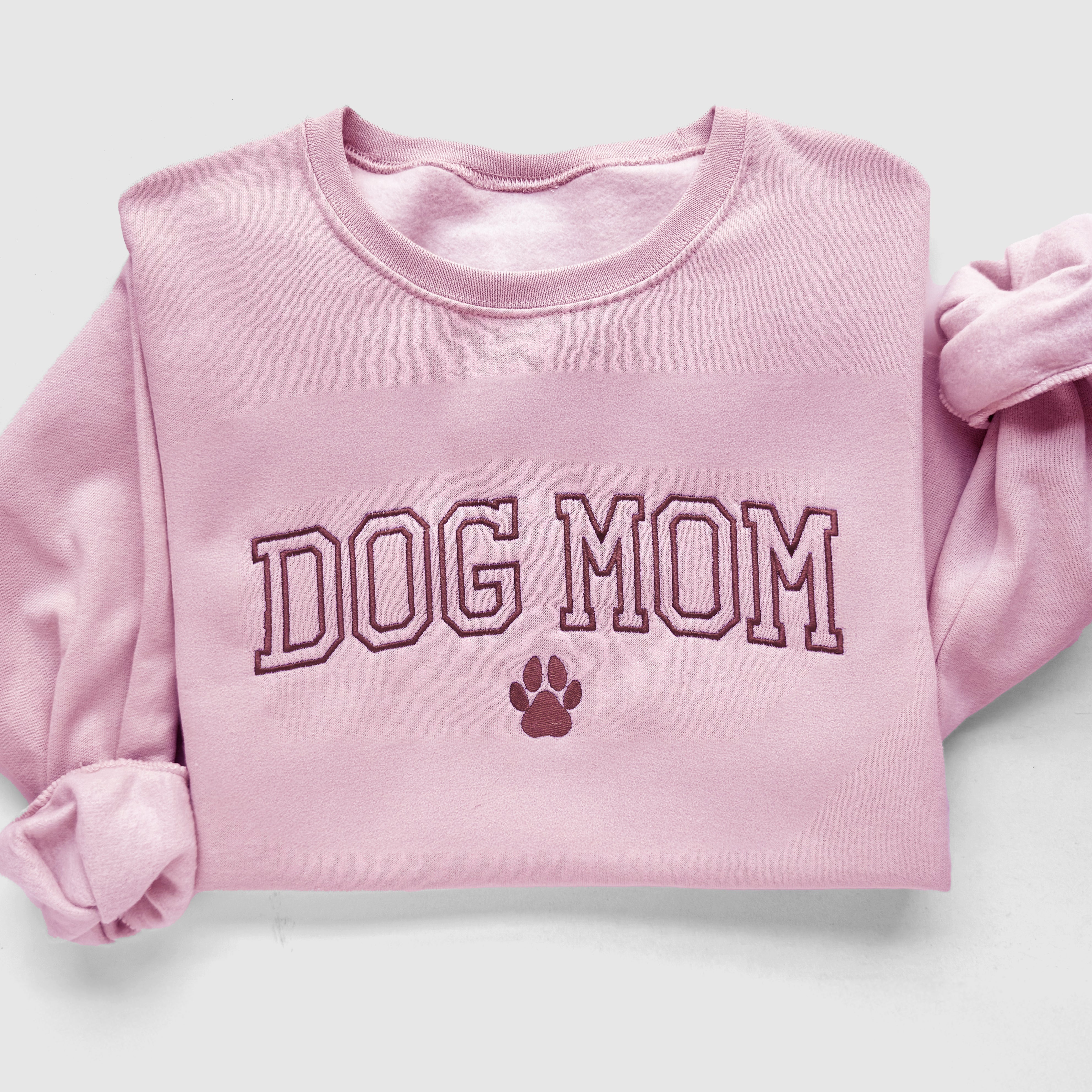 Custom Embroidered Dog Mom Sweatshirt