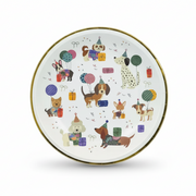 Dogs Coquette Dessert Plates 8" (set Of 8)