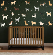 All Breed Dogs Wall Decals - Fabric Nursery Wall Art Decals