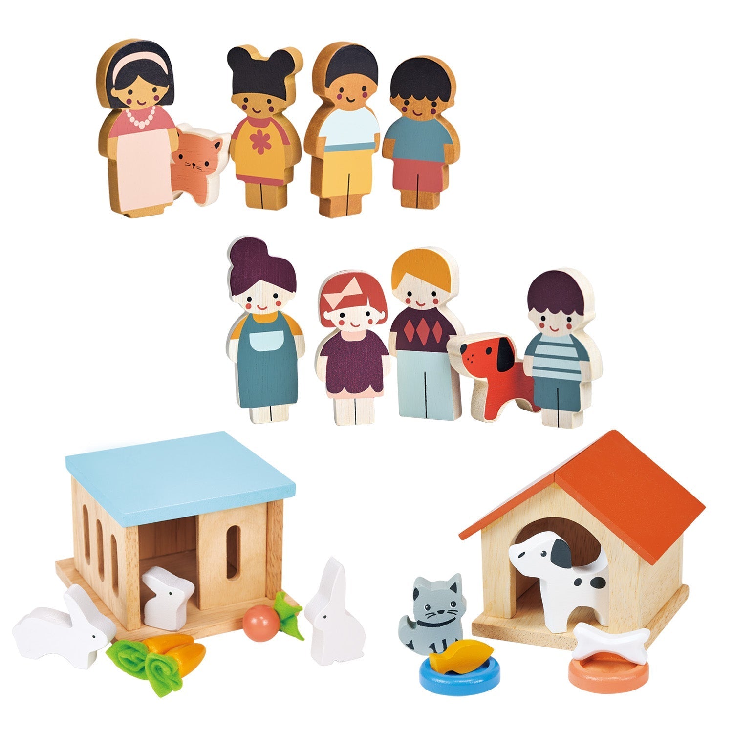 Doll Family And Pets Bundle