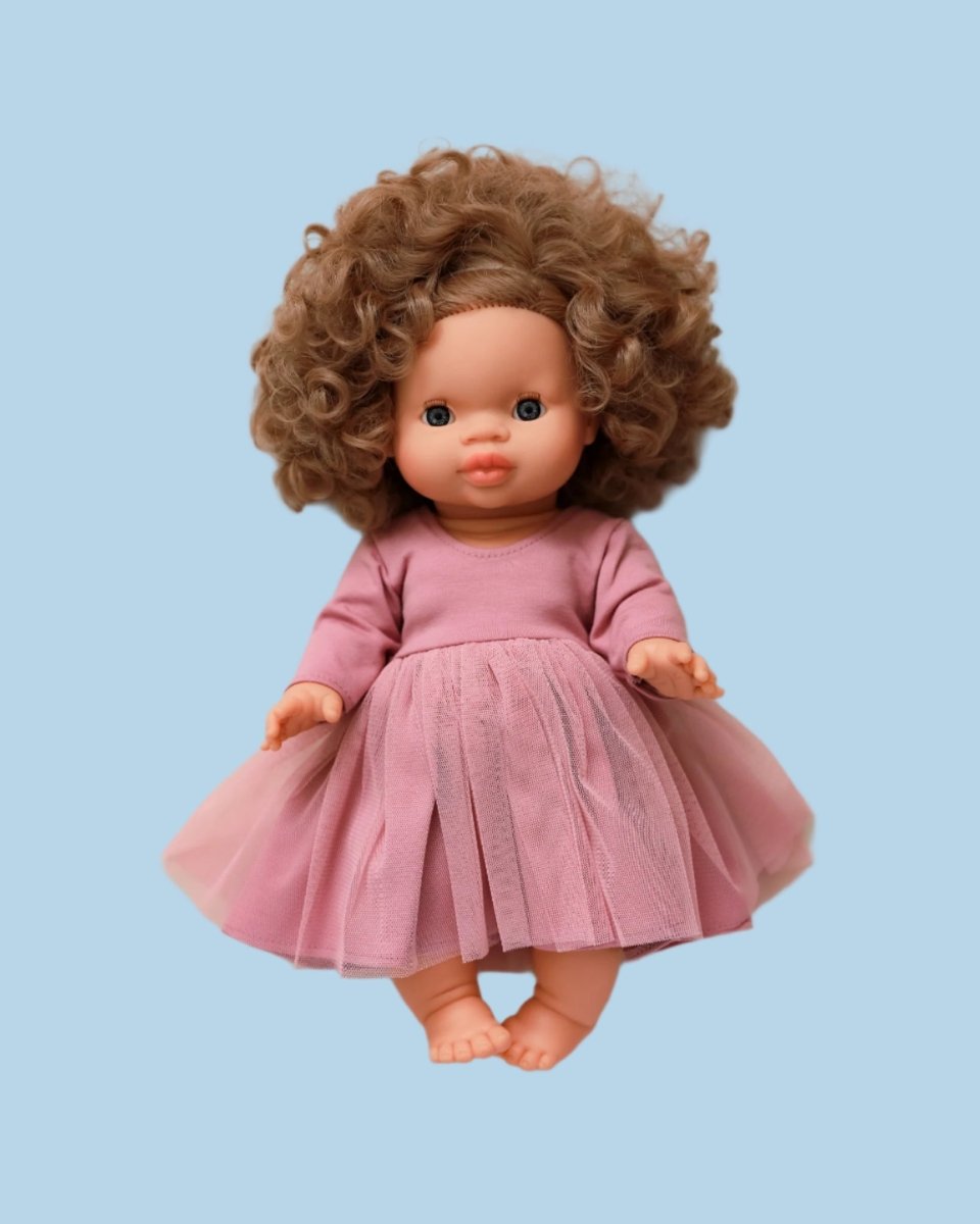 Minikane Doll Clothes | Doll Tutu Dress - Lavender (11" & 13" Dolls)