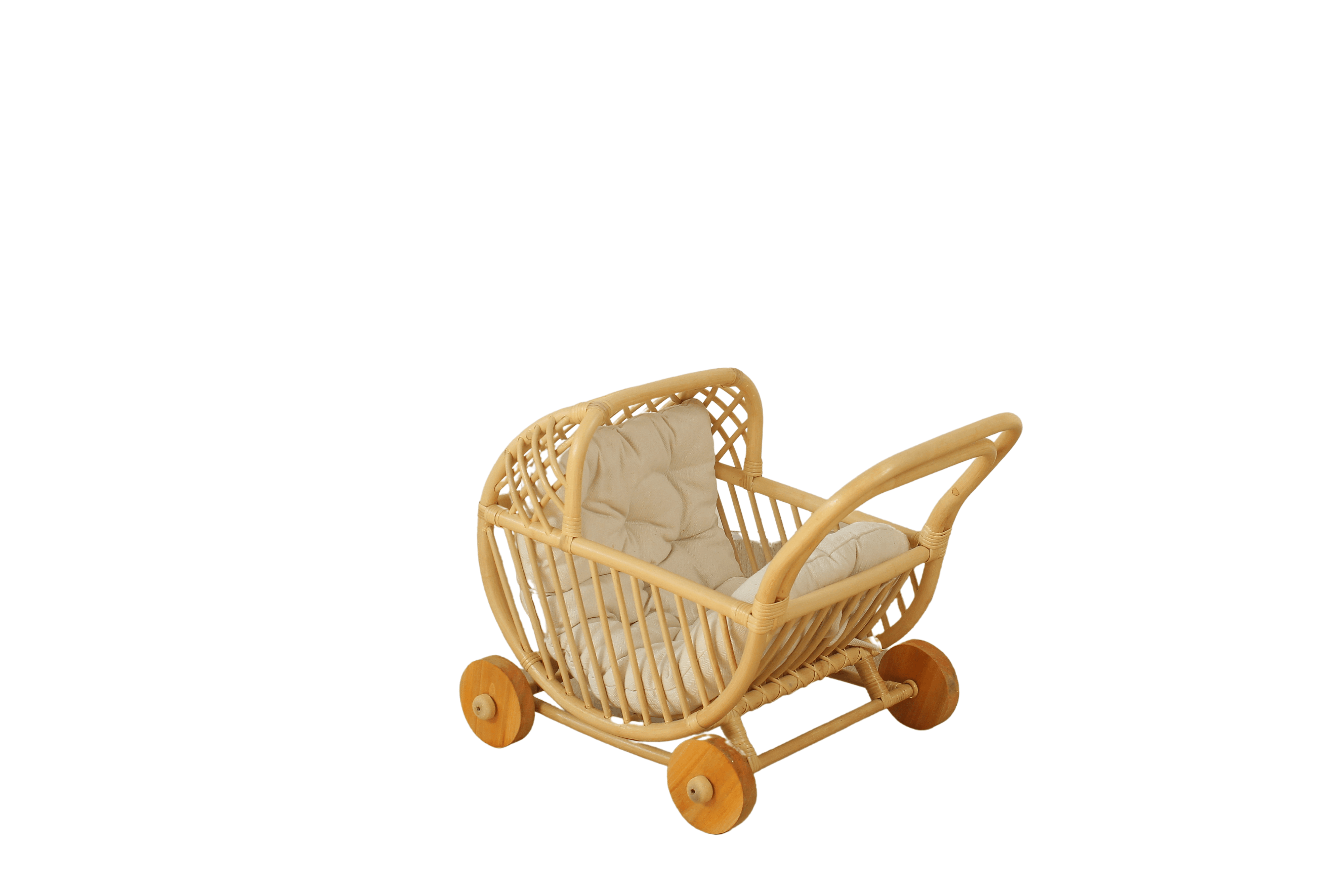 Doll Buggy – Handcrafted Boho Stroller For Little Girls Doll Pretend Play