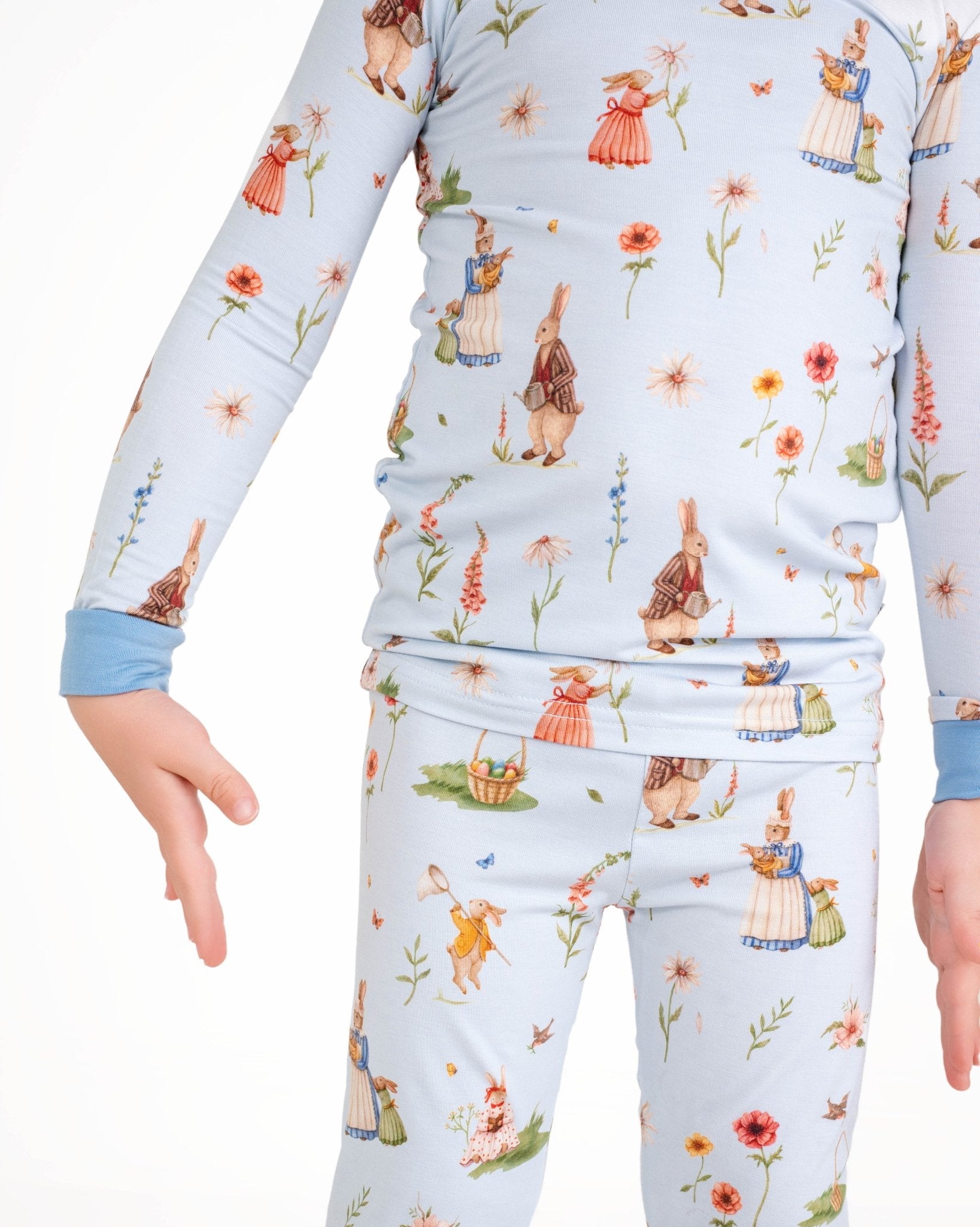 Don’t Worry, Be Hoppy ( Rabbit ) Long Sleeve Pj's