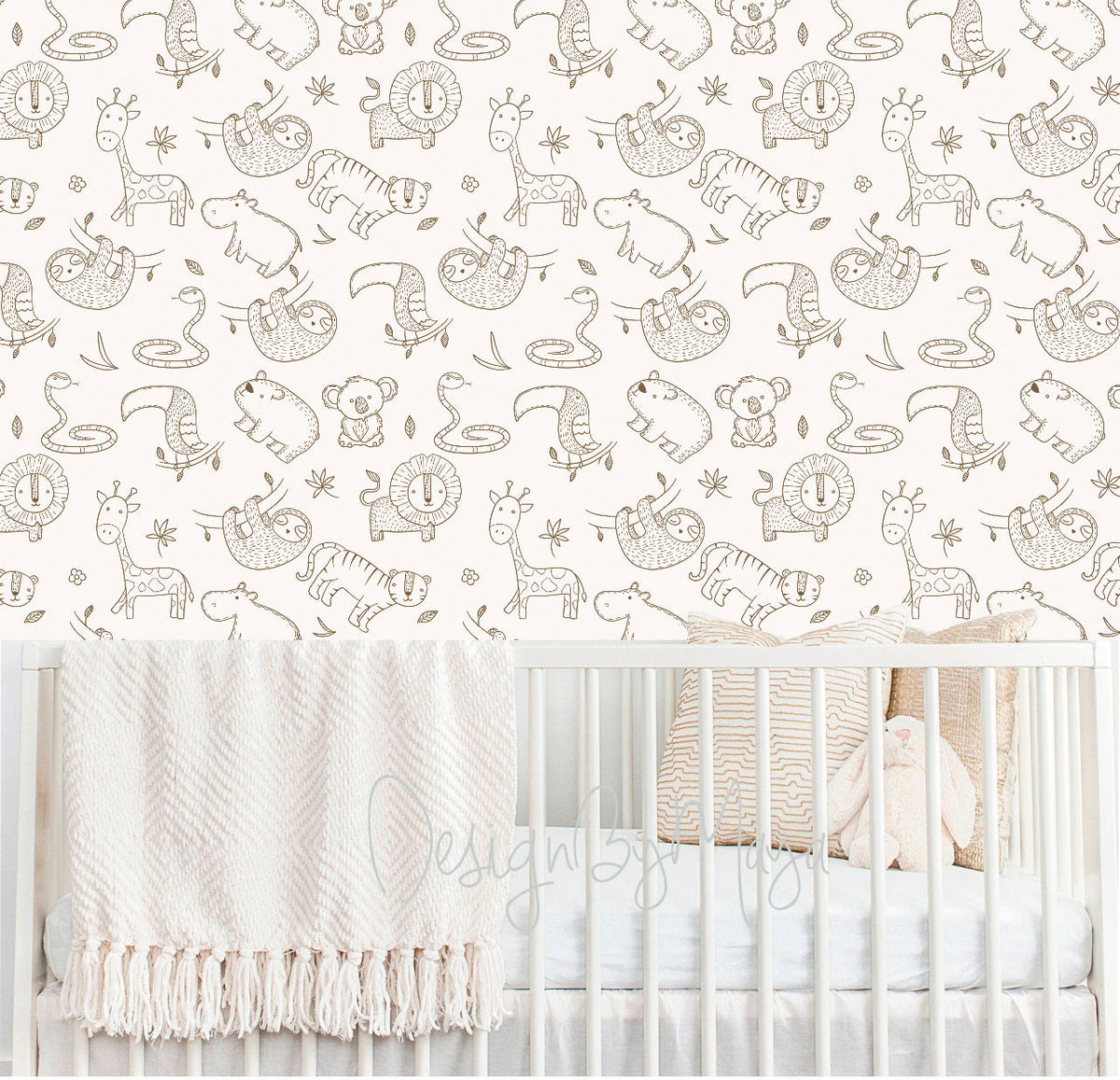 Jungle Wallpaper - Nursery Wall Decor Wallpapers