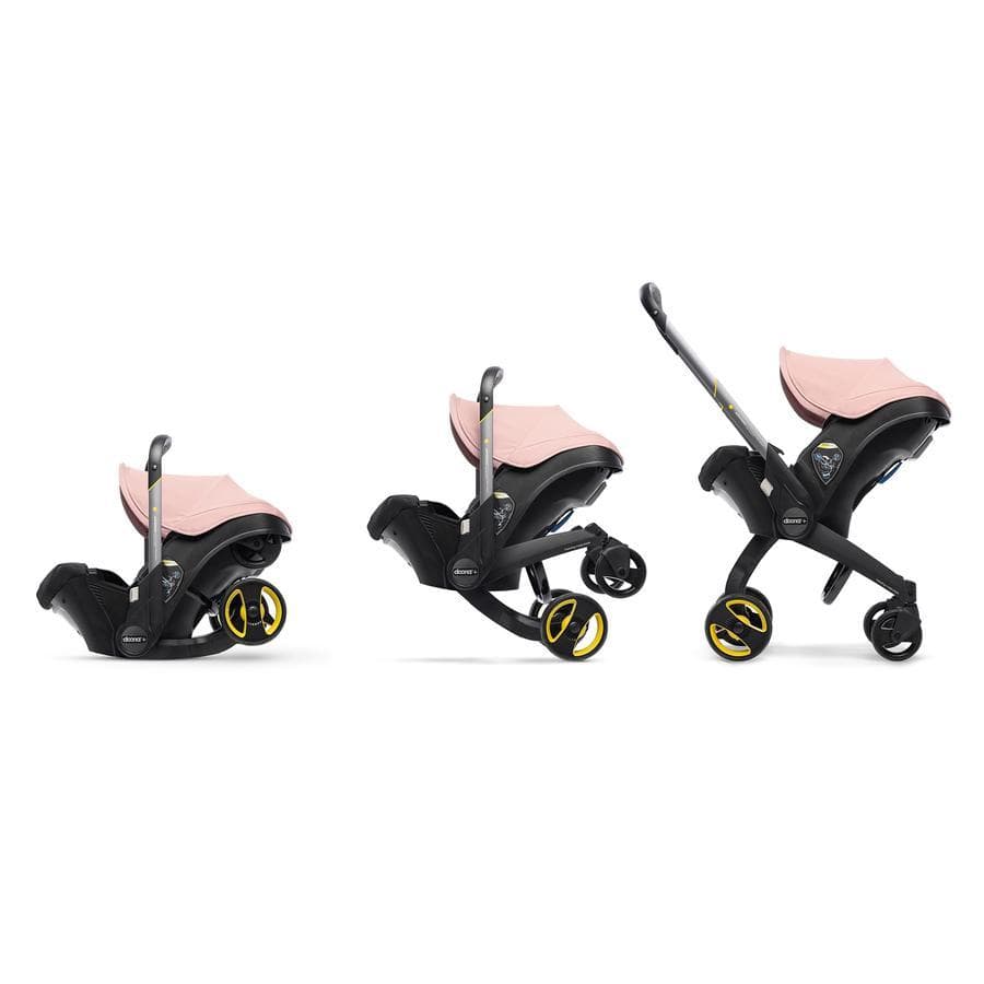 Blush Pink Car Seat & Stroller With Base