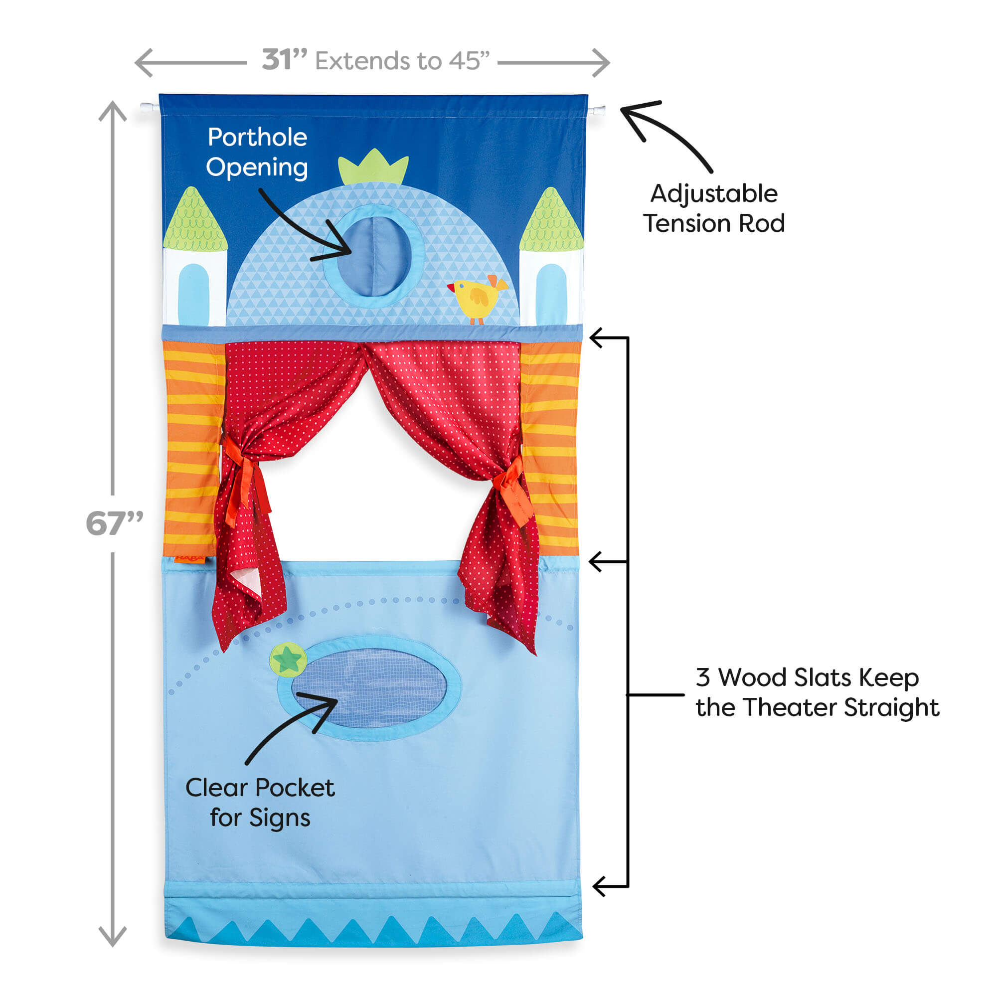 Hanging Doorway Puppet Theater