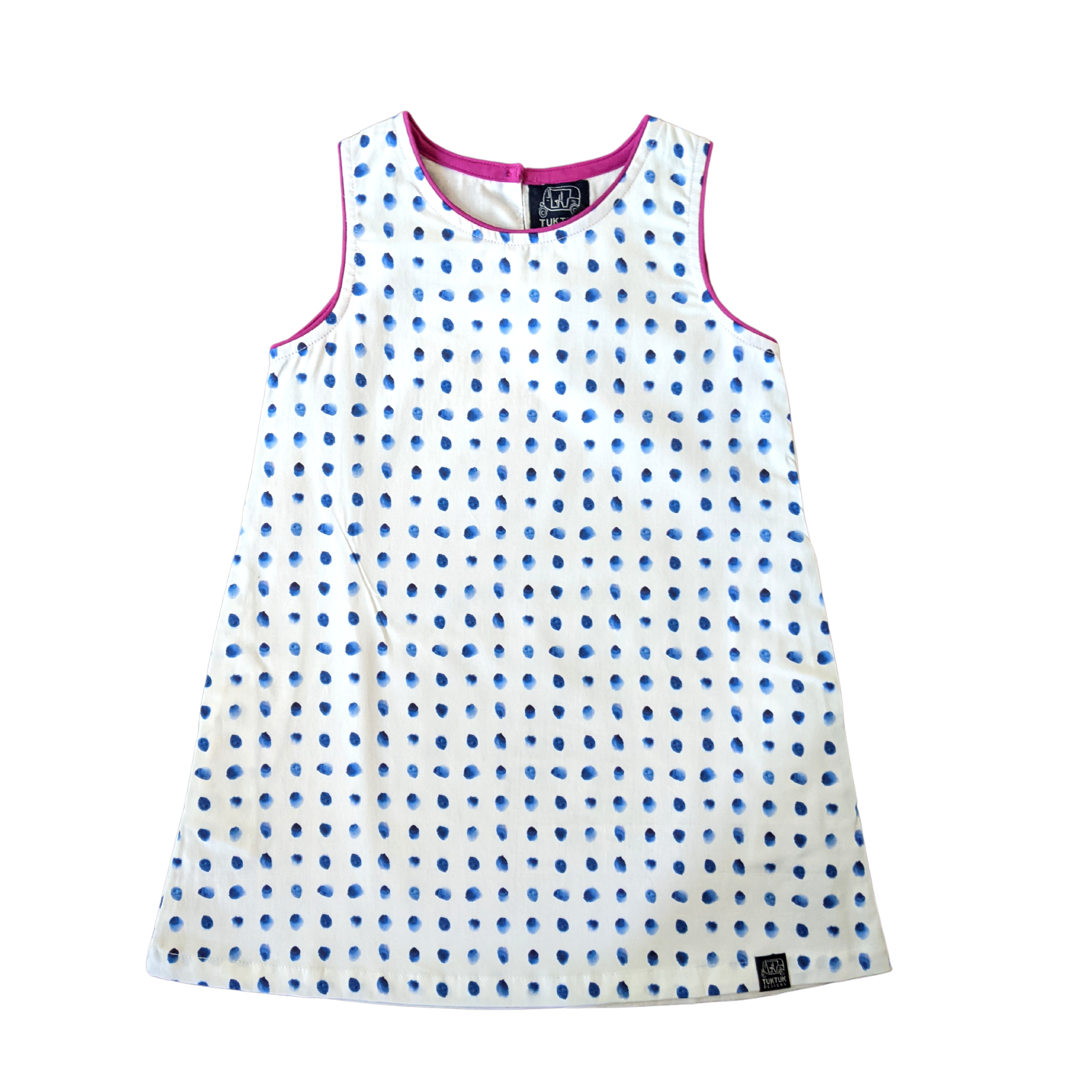 Watercolor Dots Shift Dress