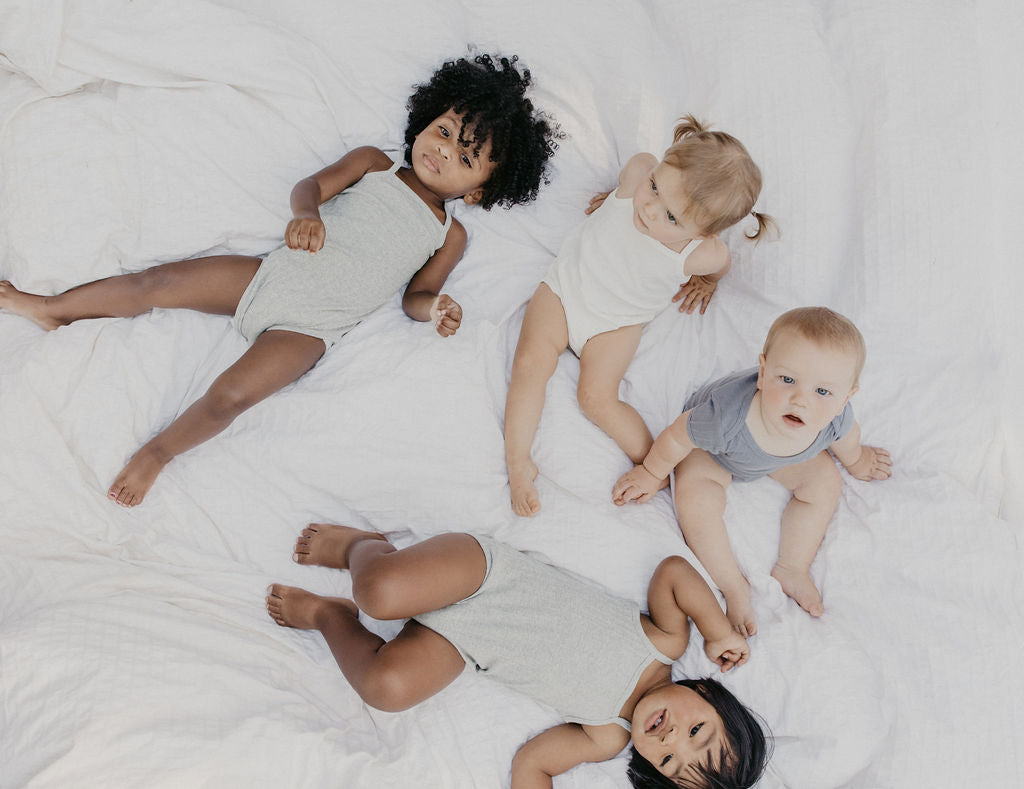 *exclusive* Baby Boy Short Sleeve 4pc Onesie Set