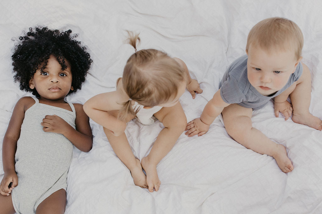 *exclusive* Baby Boy Short Sleeve 4pc Onesie Set