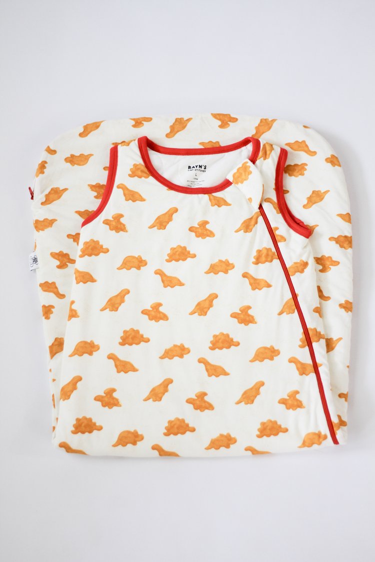 My First Roar Dinosaur Chicken Nugget Bamboo Pajamas | Kids 18m–5t