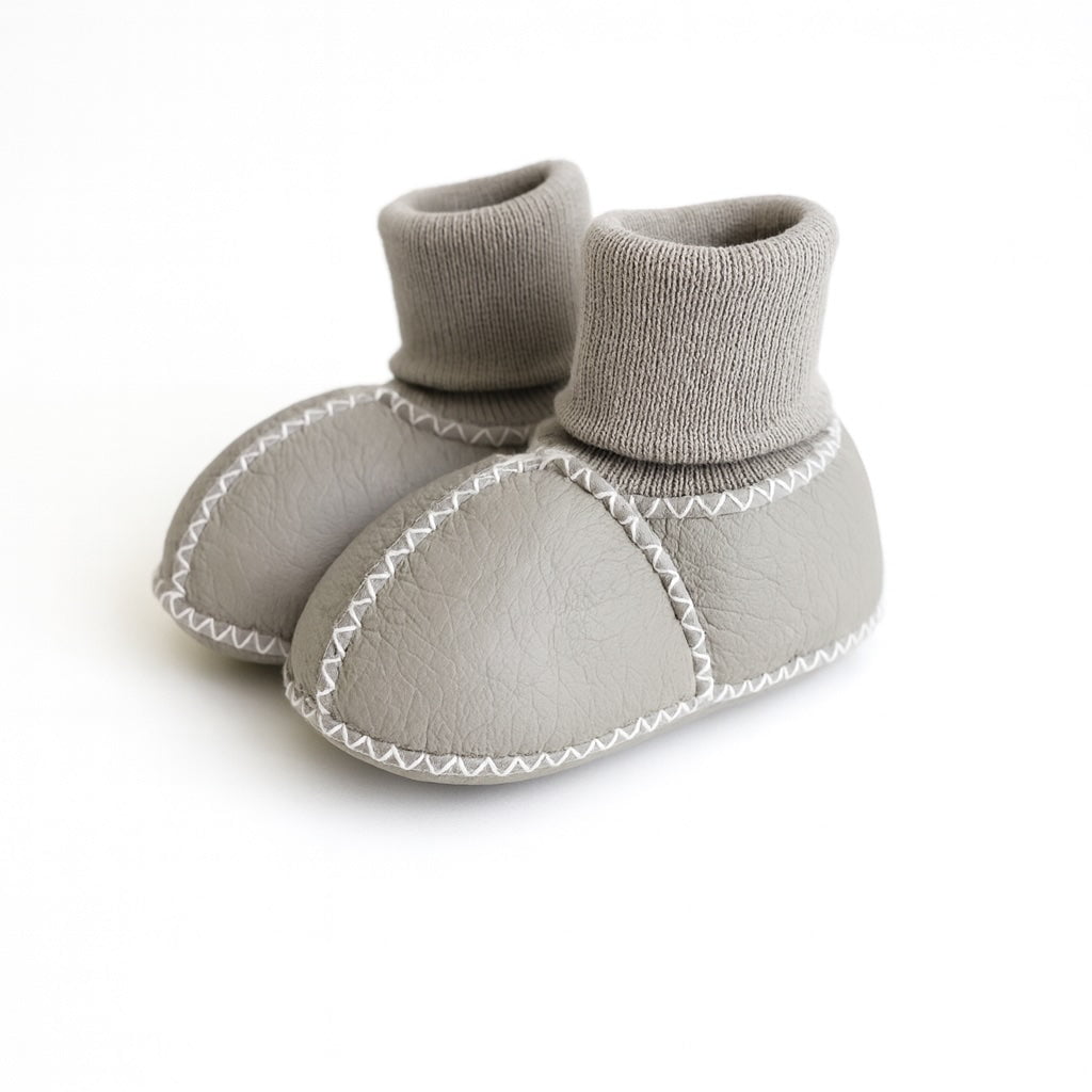 Cozy Booties | Dove Grey