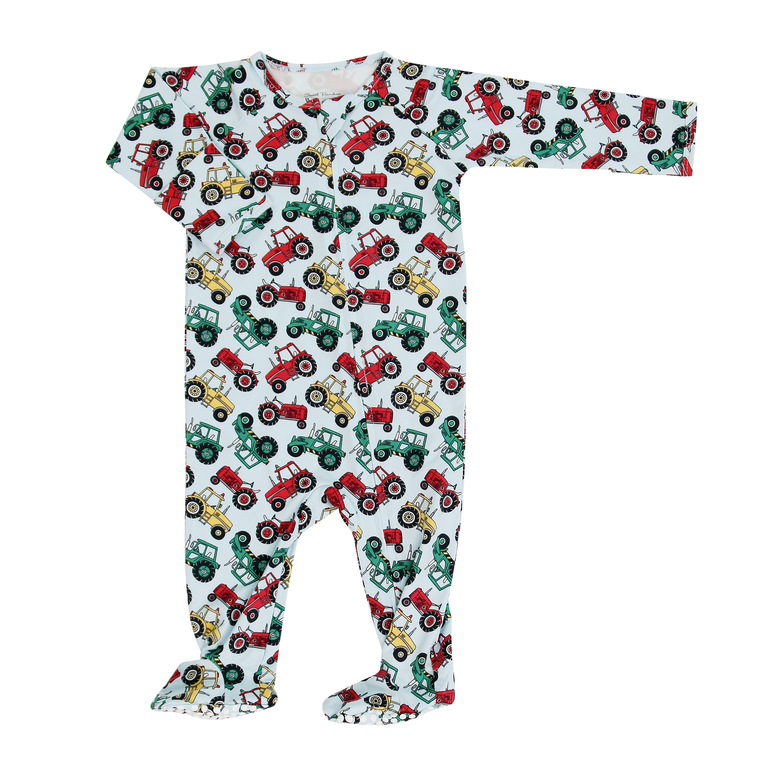 Down On The Farm Zipper Footie