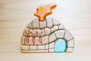 Wooden Igloo Stacking Puzzle Toy