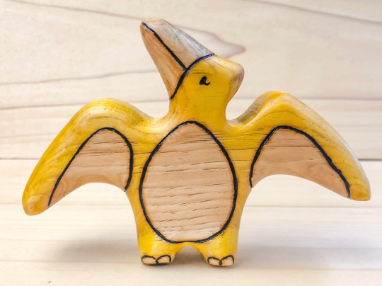 Wooden Pterodactyl Toy