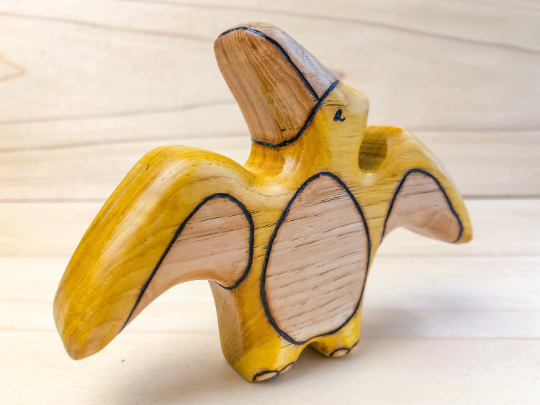 Wooden Pterodactyl Toy