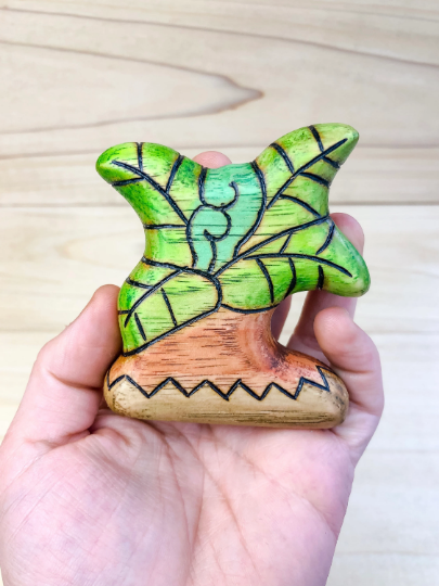 Wooden Jungle Fern Toy