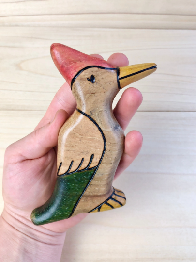 Wooden Woodpecker Toy