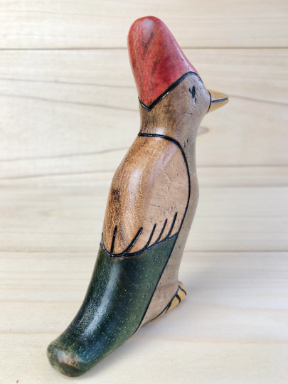 Wooden Woodpecker Toy