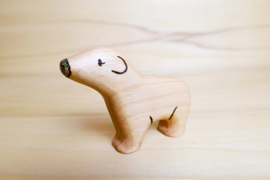 Wooden Polar Bear Family~ Standing, Walking, Or Baby Polar Bear