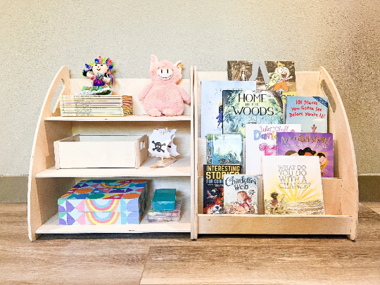Sarafina + Fina- Toy Shelf + Bookshelf