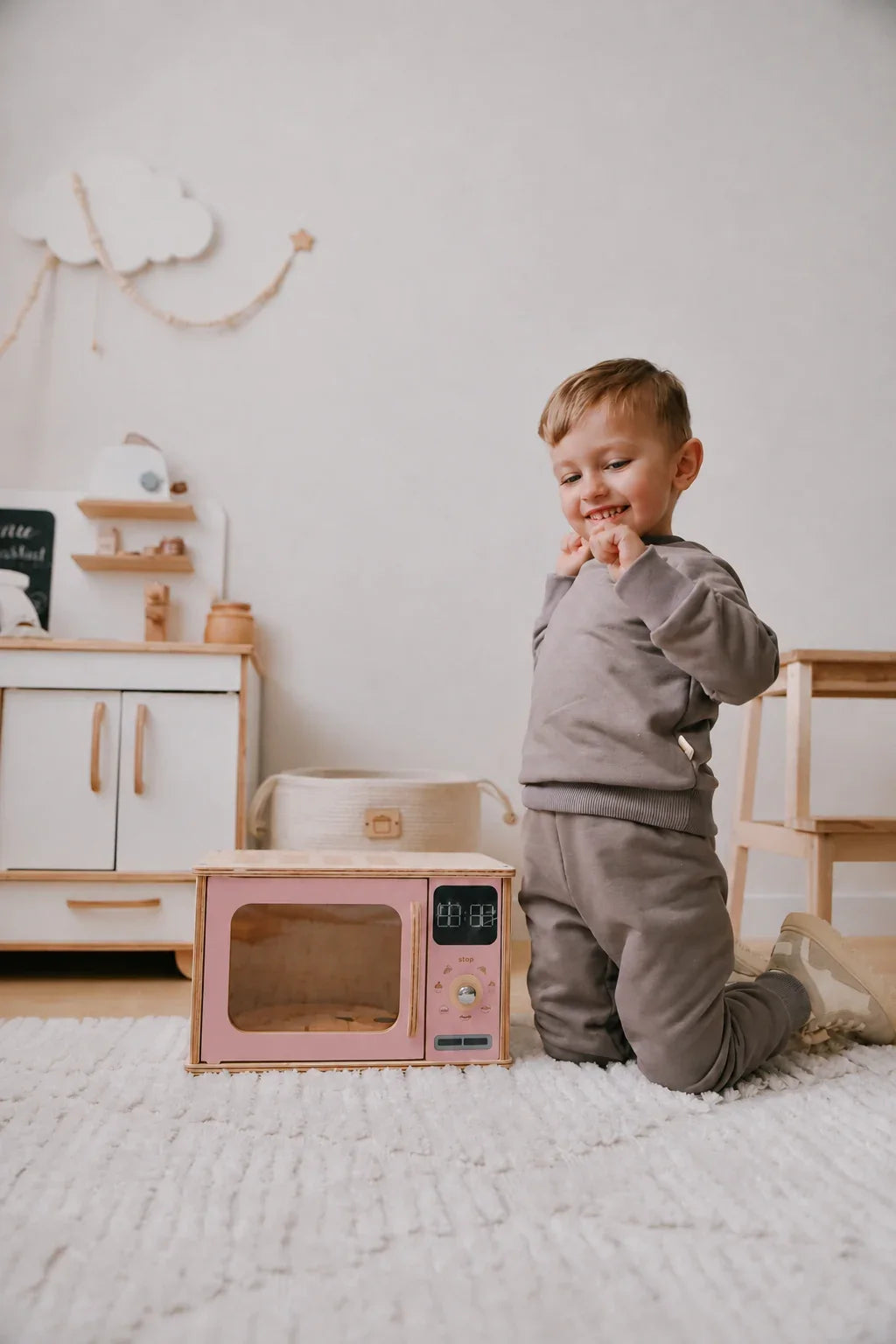Wooden Microwave Toy