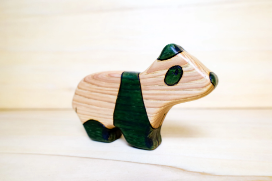 Wooden Panda Toy