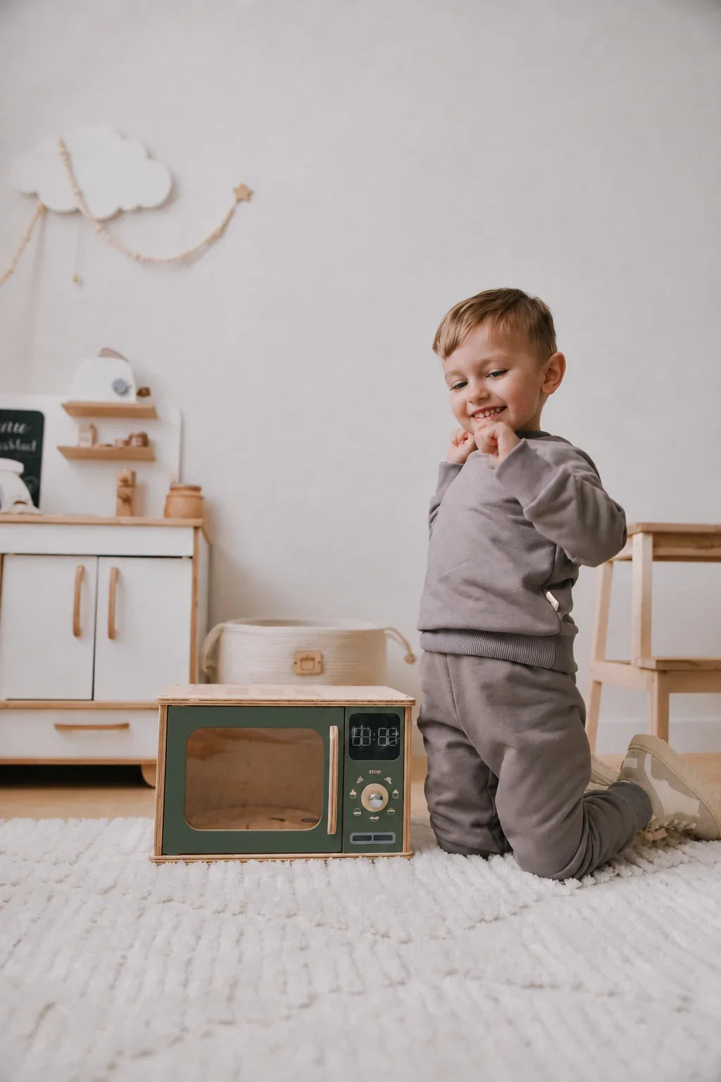 Wooden Microwave Toy