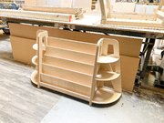Classroom Bundle- (1) Large Sierra Bookshelf - (1 Set Of 2) Serena Shelves *as Pictured*