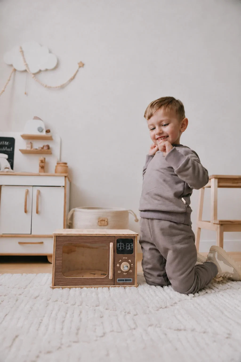 Wooden Microwave Toy