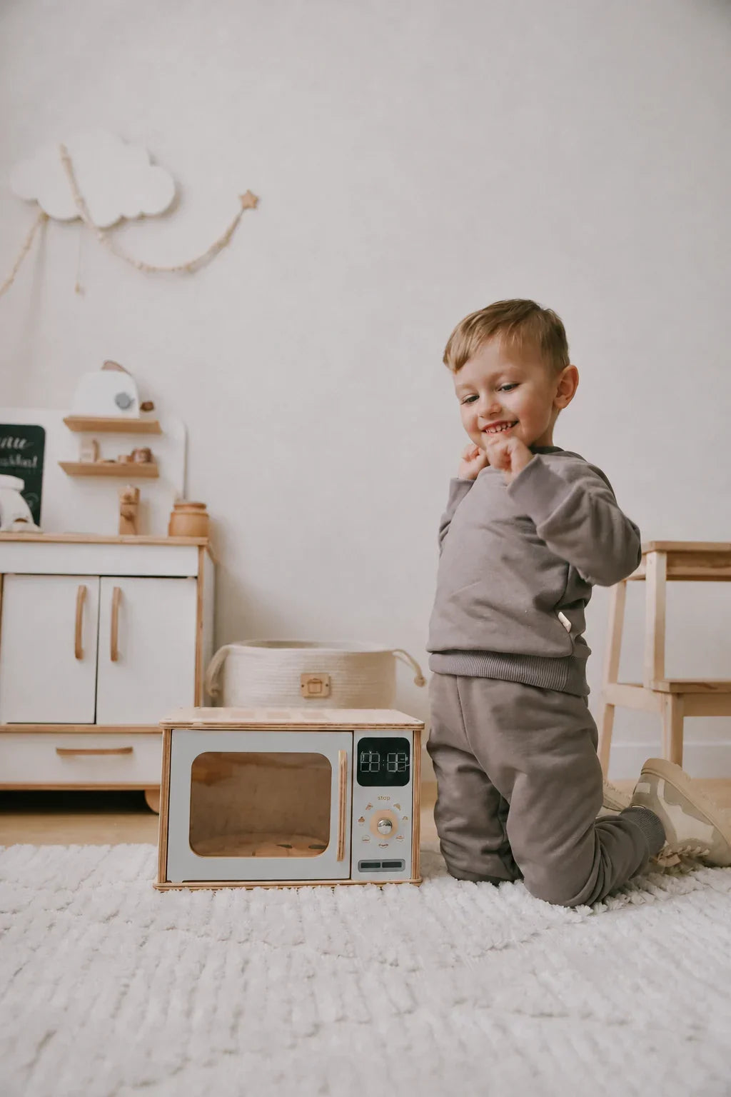 Wooden Microwave Toy
