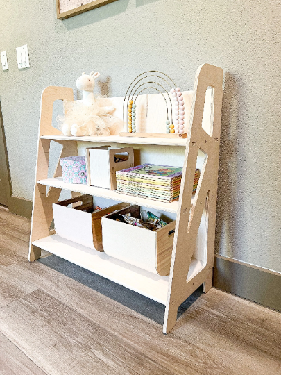 Sierra + Sienna- Toy Shelf + Bookshelf