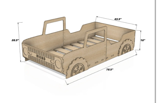 Cam V2- Twin Size- Bronco Bed