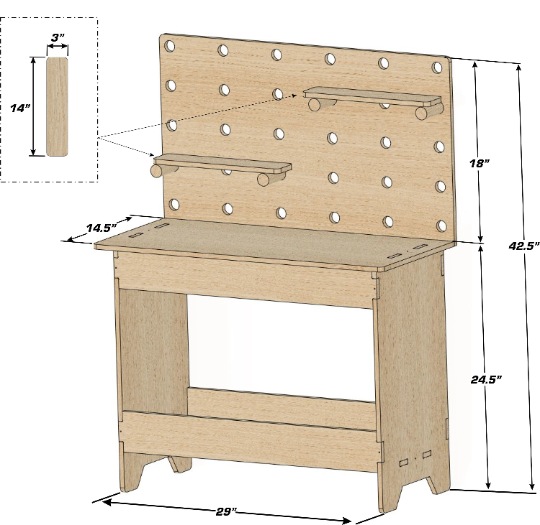 Chaz- Tool Bench