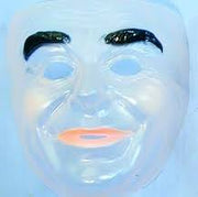 Transparent Male Drama Mask