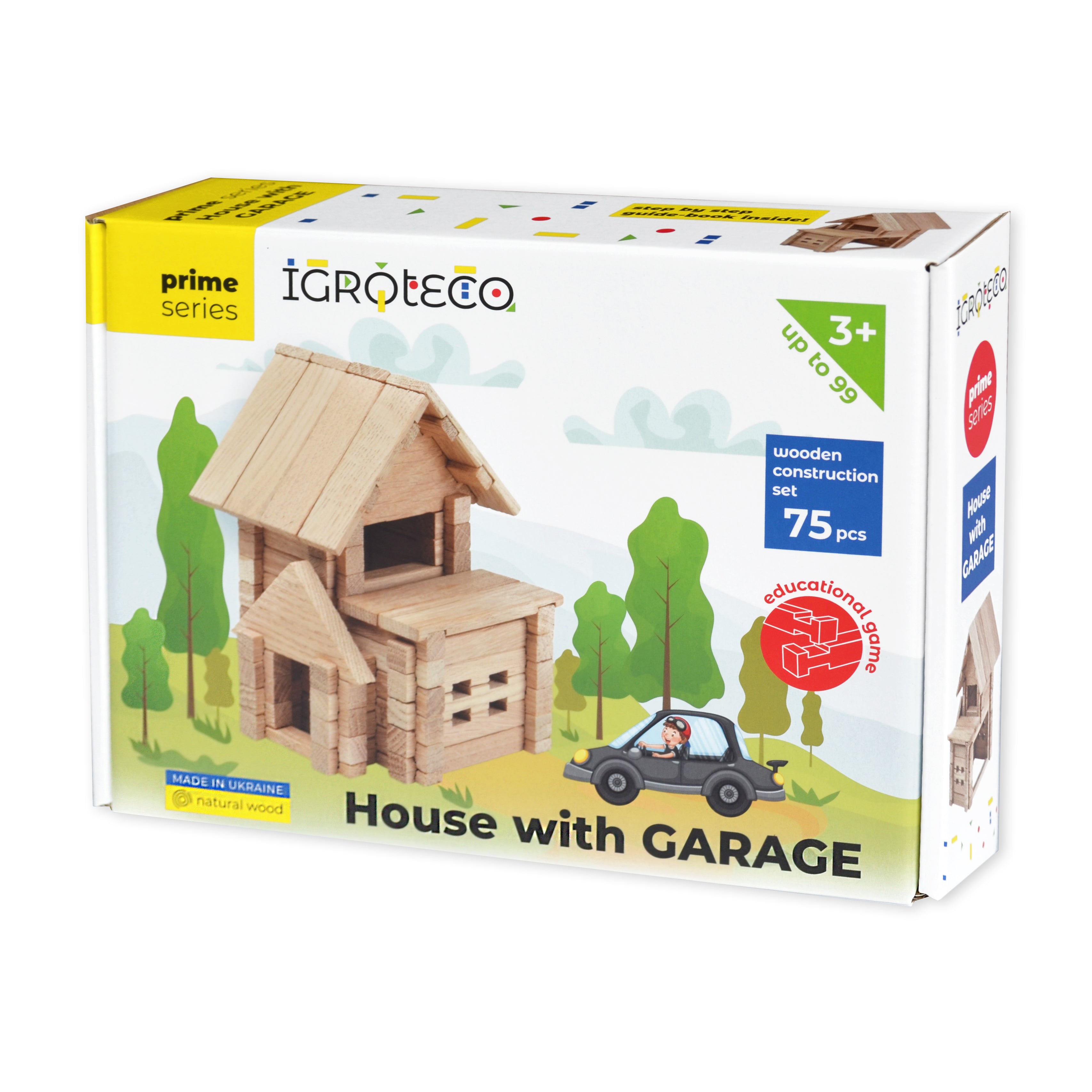 Igroteco Wooden House With Garage