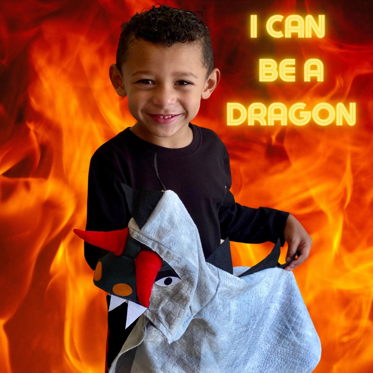 Dragon Dinosaur Monster Toddler Cape Costume, Kids Dino Cape Costume