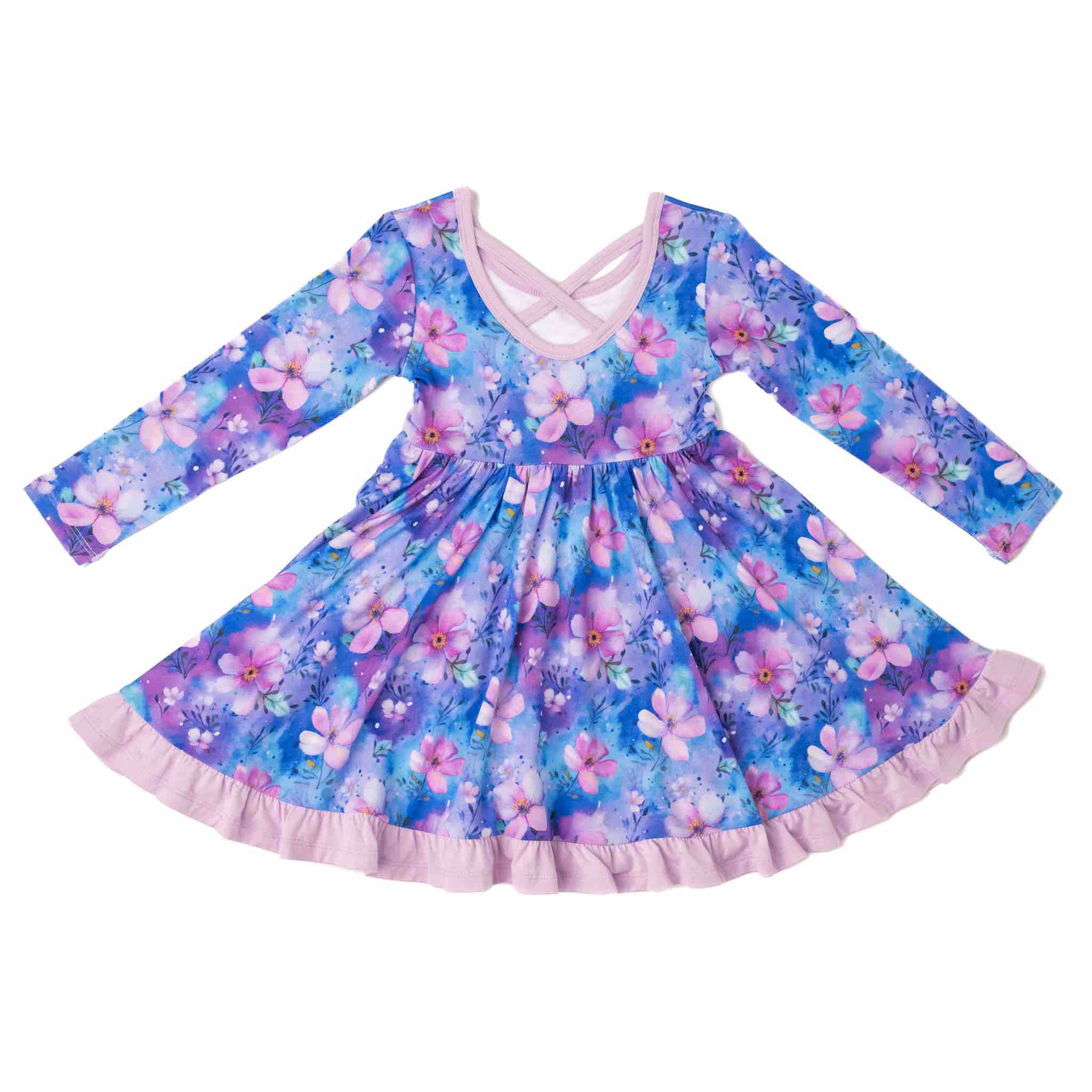 Dreamy Blooms | Bamboo Ruffle Twirl Dress