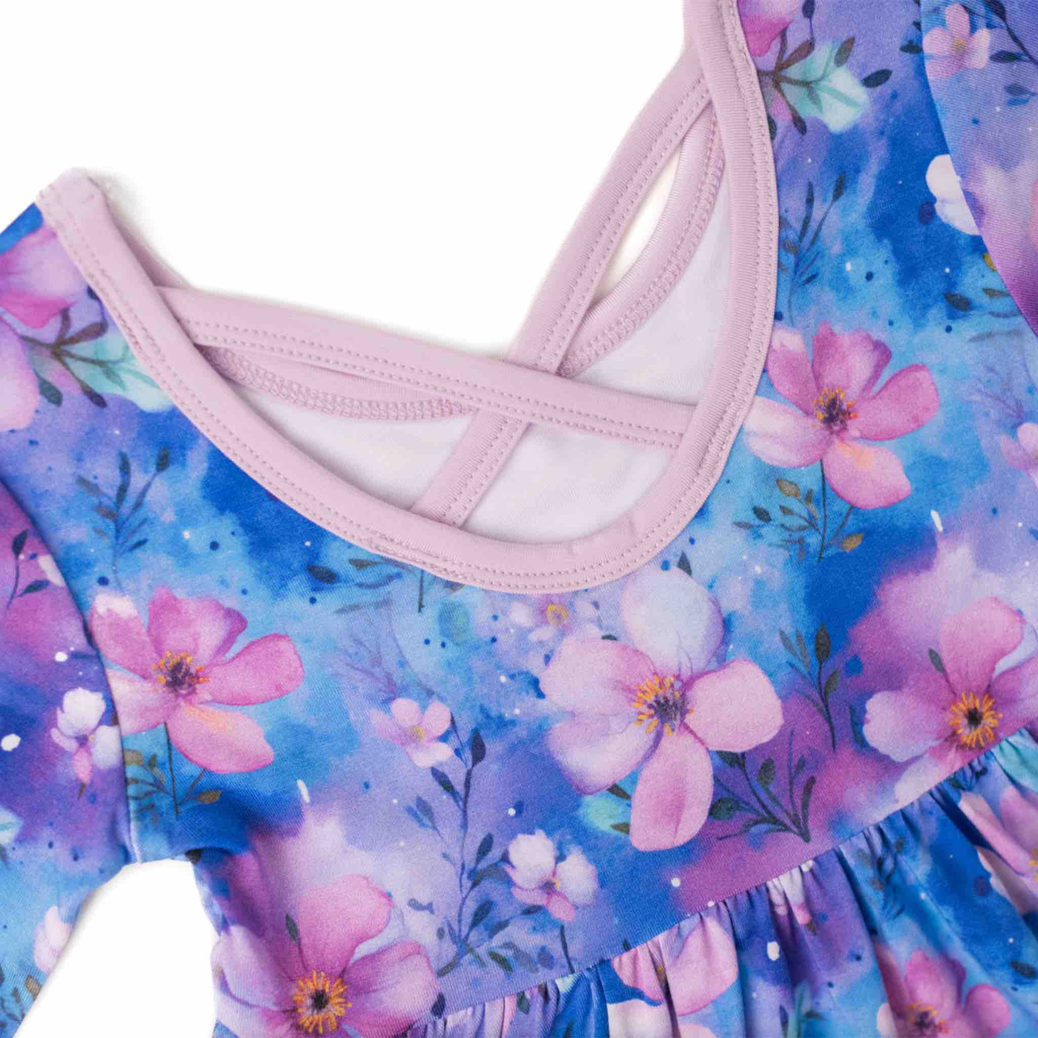 Dreamy Blooms | Bamboo Ruffle Twirl Dress