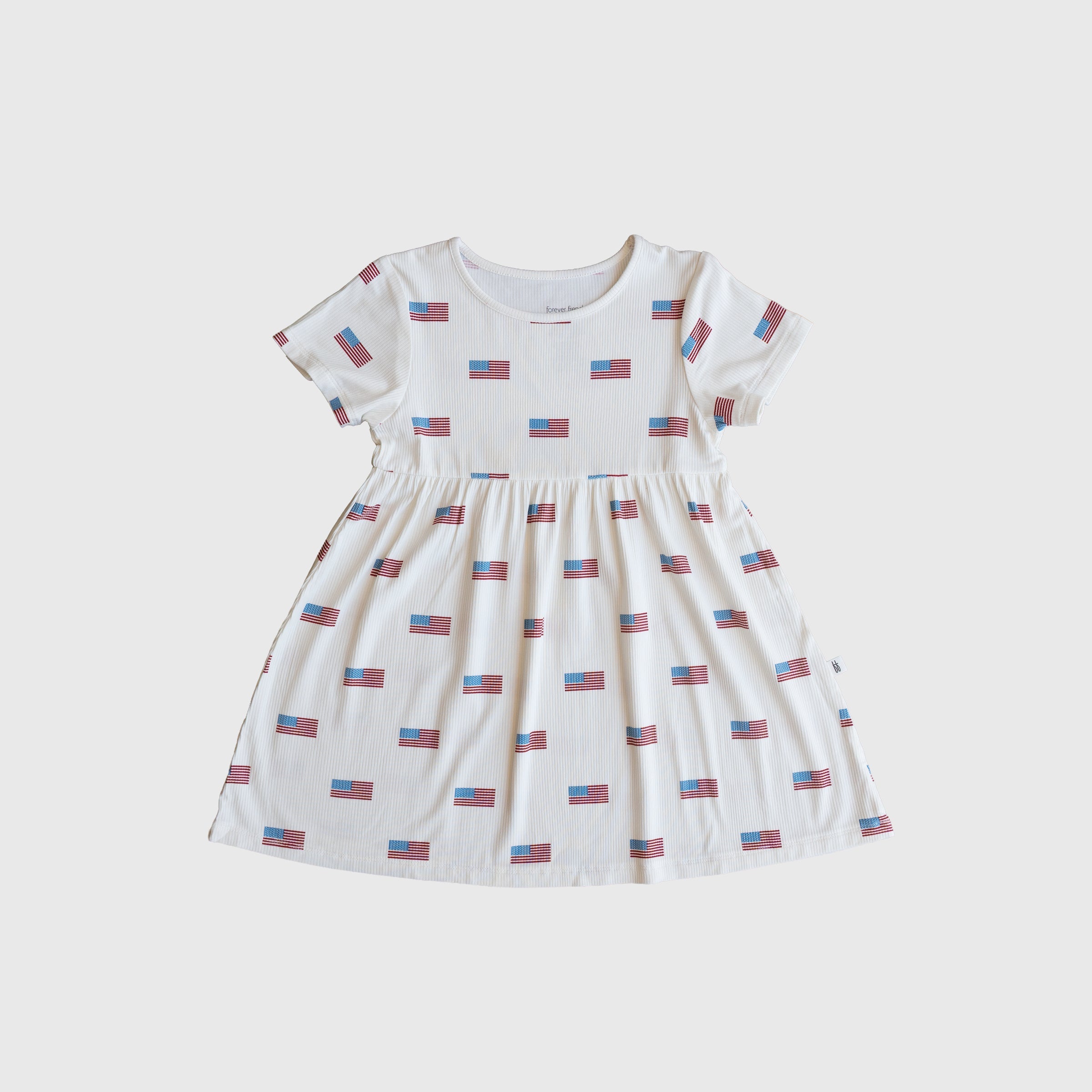 Bamboo T-shirt Dress | Americana Ribbed
