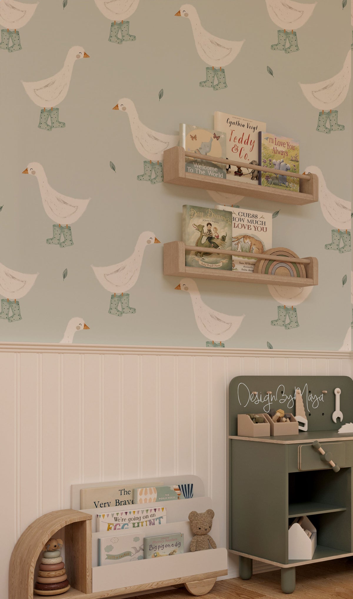 Citrus Lemons & Clementines Wallpaper - Nursery Wall Decor Wallpapers