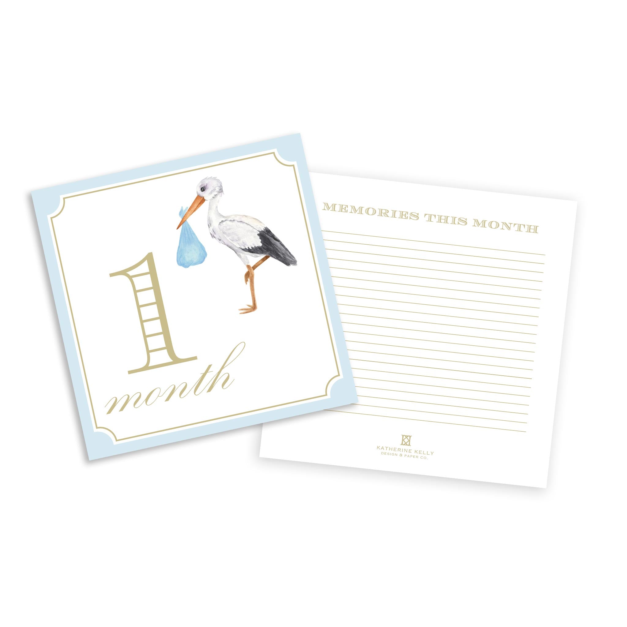 Classic Boy Milestone Cards