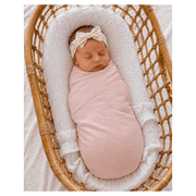 Bamboo Stretch Swaddle - Dusty Pink