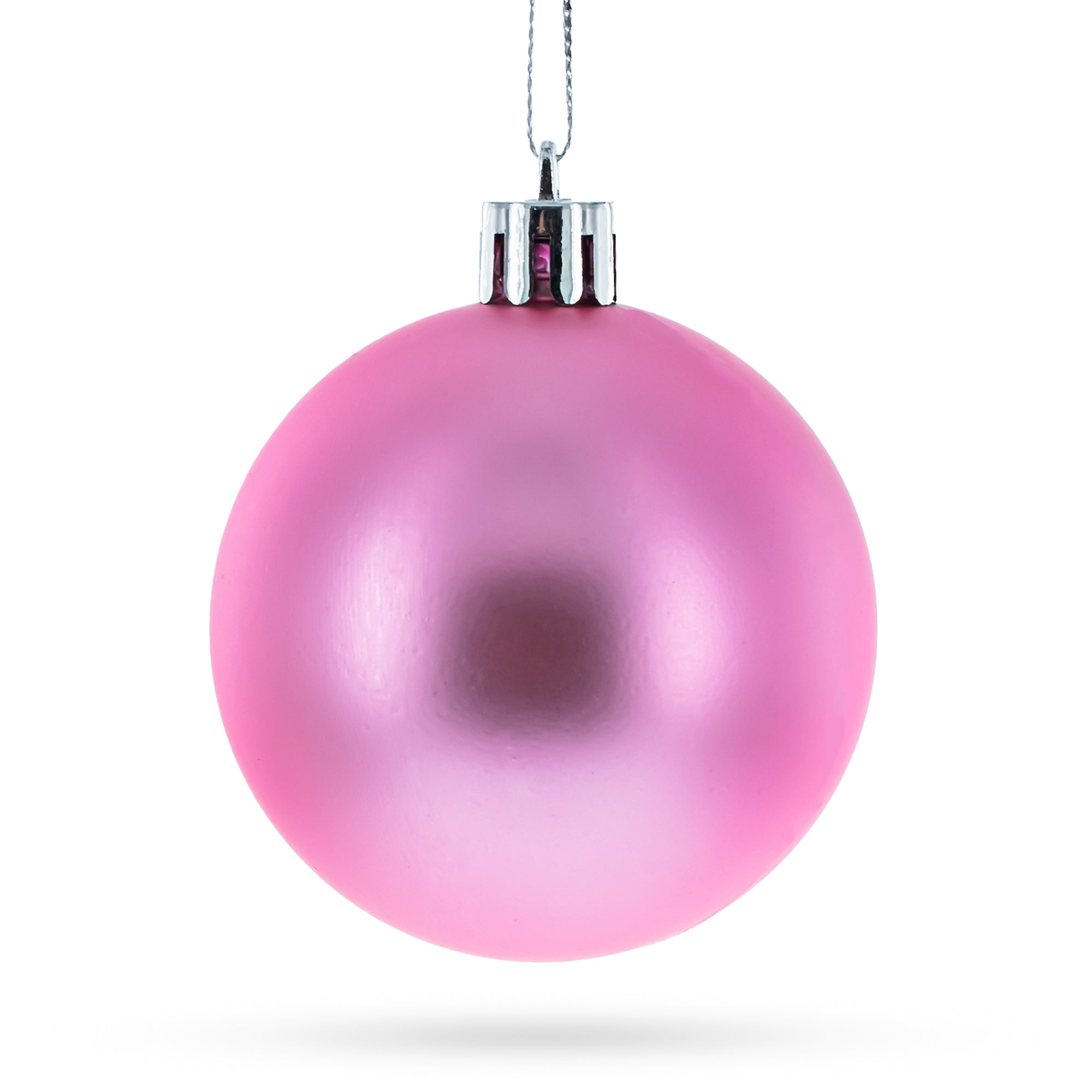 Elegant Set Of 40-piece Pink Ball Christmas Ornaments