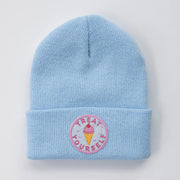 Treat Yourself Sky Youth/adult Beanie Fits Ages 5+