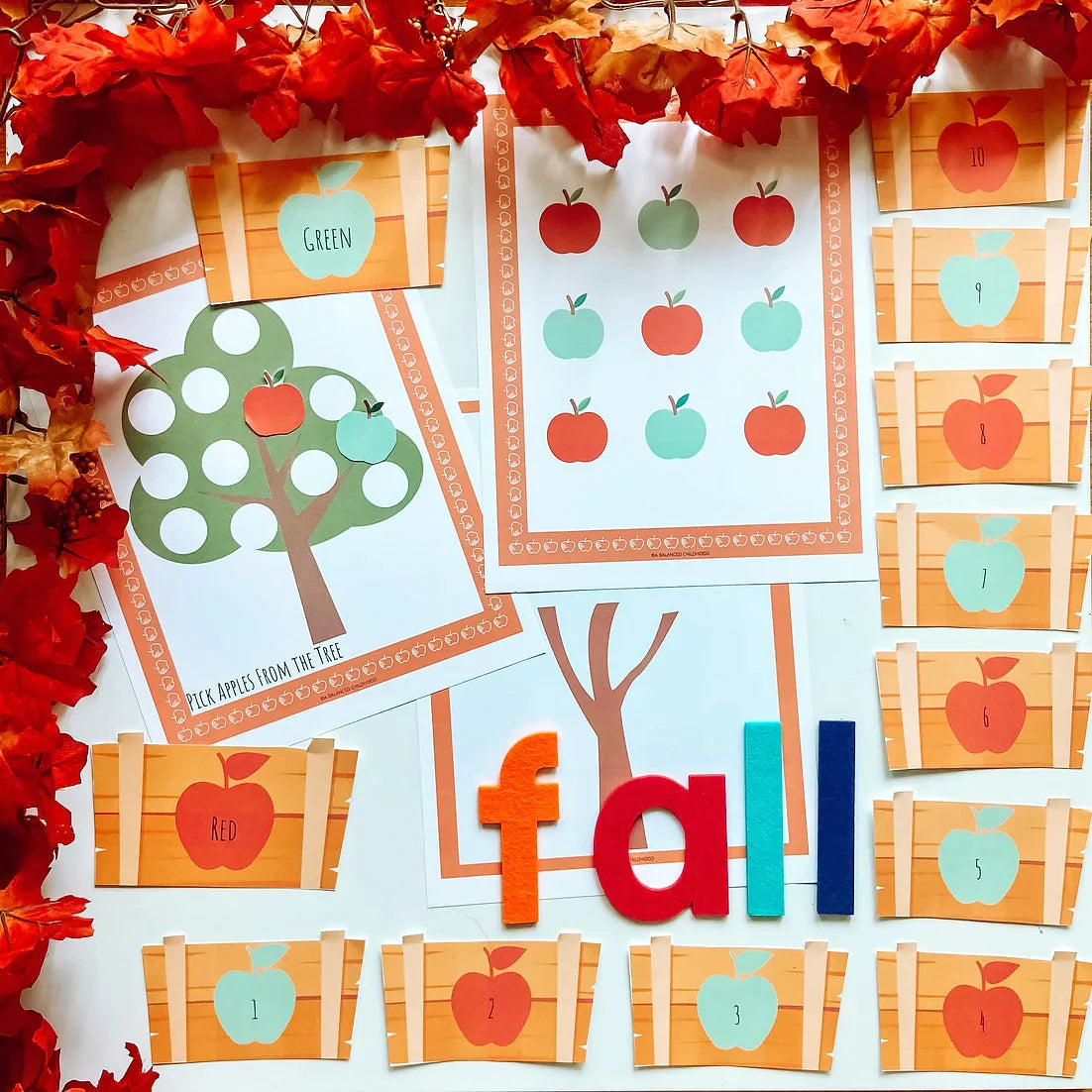 Pre-school Fall Activity Bundle