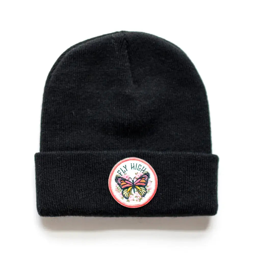 Fly High Butterfly Youth/adult Beanie Fits Ages 5+