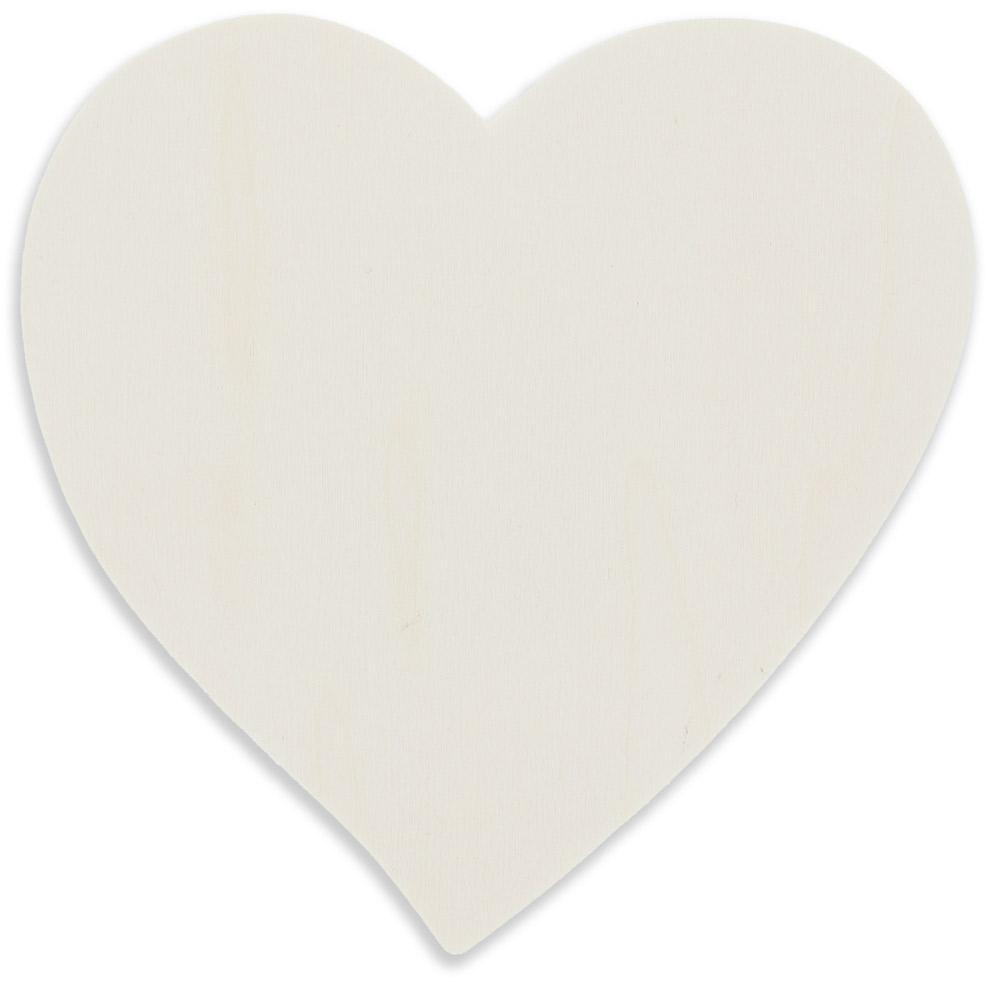 4.75-inch Unfinished Wooden Heart Cutouts For Diy Crafts: Set Of 3