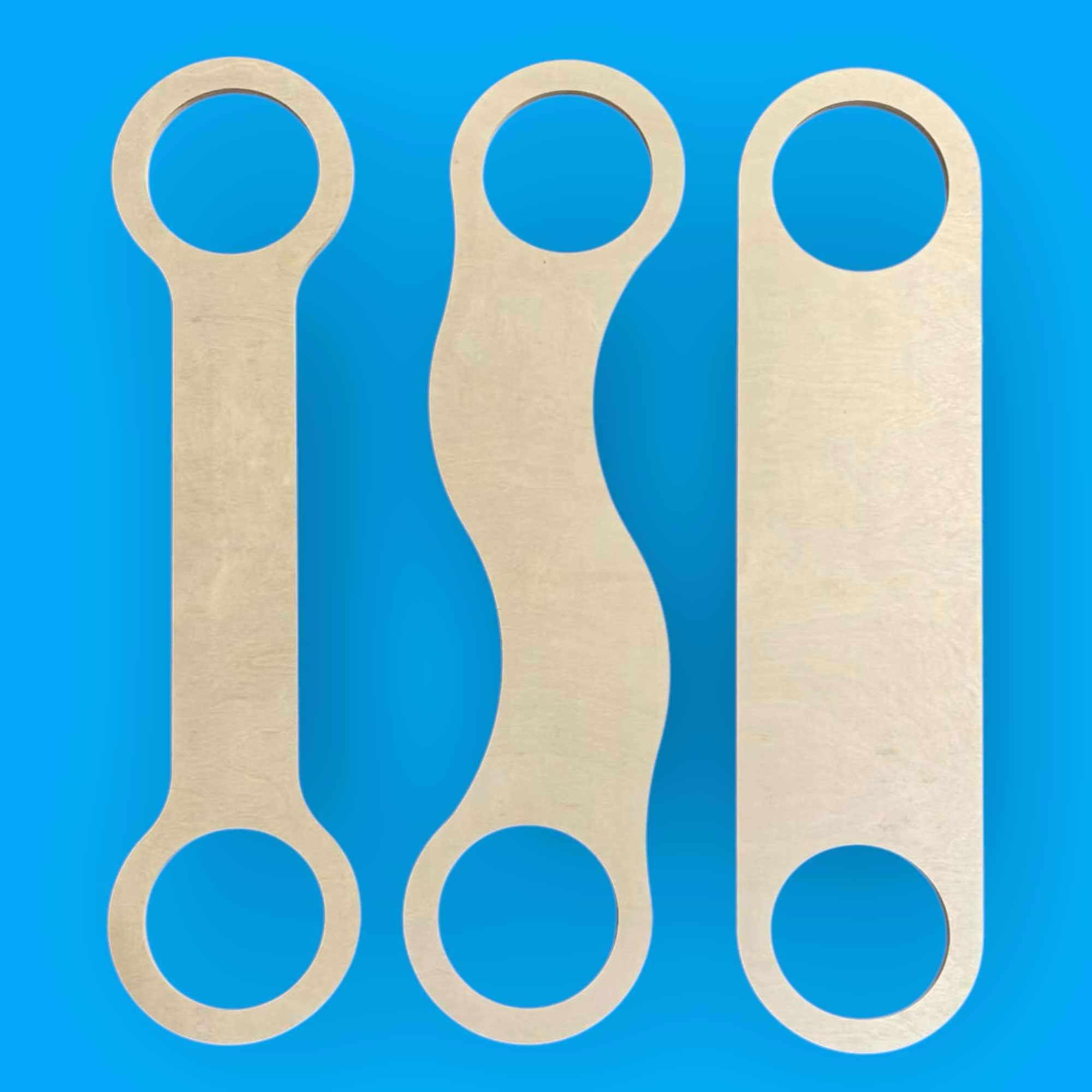 Green Elephant Exclusive Connector Boards (set Of 3 Pieces) - For Stepping Stones