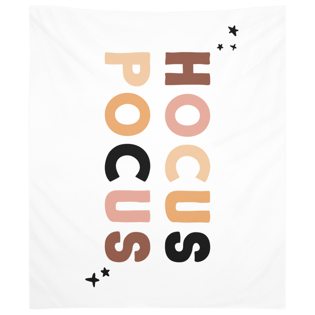 Hocus Pocus Tapestry, Wall Decor, Banner, Halloween Banner, Boo Banner, Halloween Decor