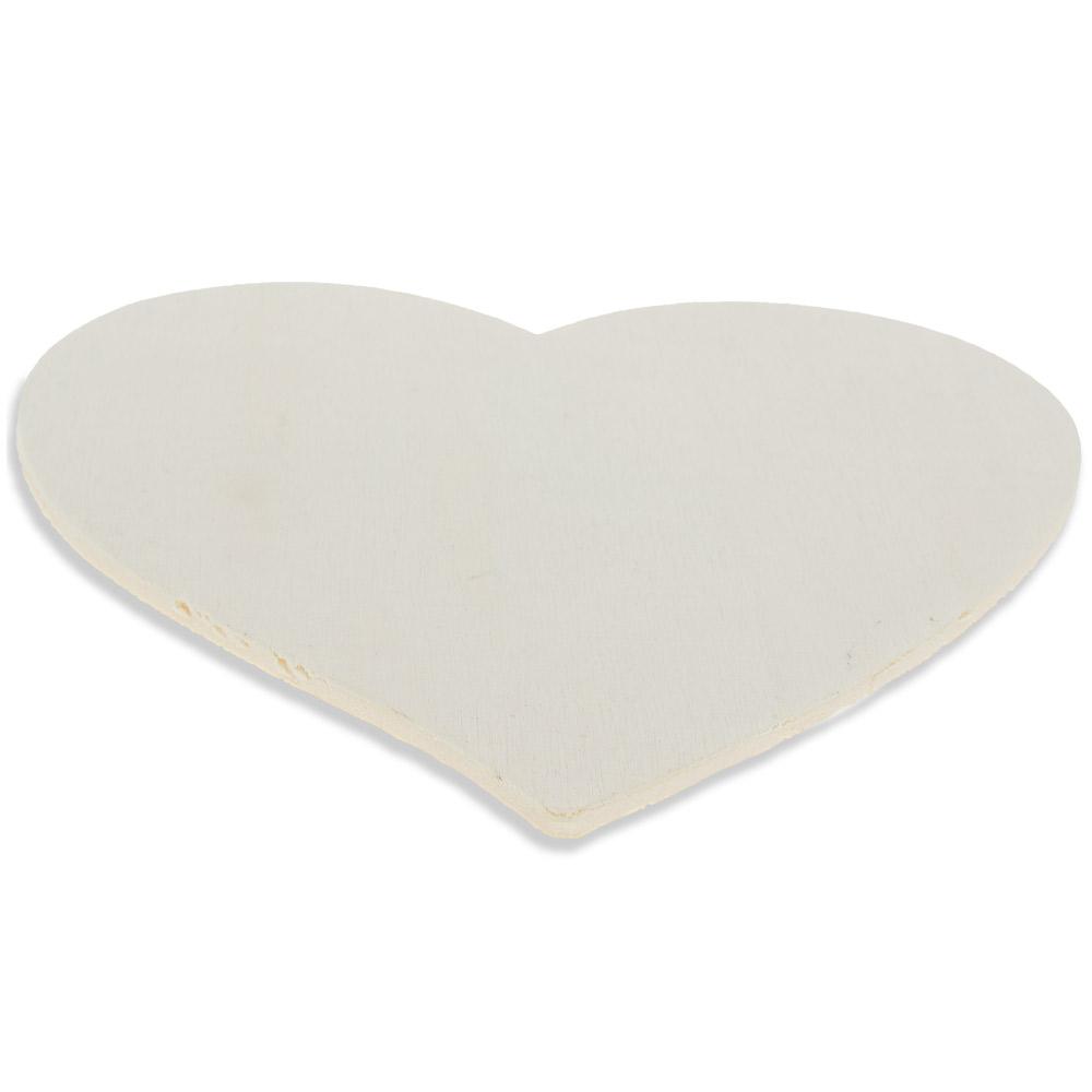 4.75-inch Unfinished Wooden Heart Cutouts For Diy Crafts: Set Of 3